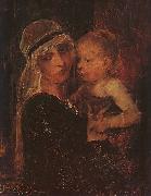 Mihaly Munkacsy Mother and Child oil painting reproduction